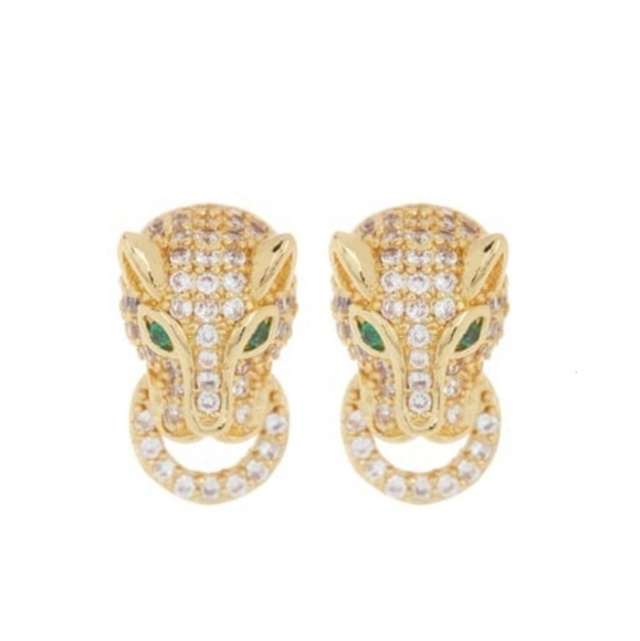 Adorina Jewelry - Adornia Cubic Zirconia Jaguar Earrings NWT